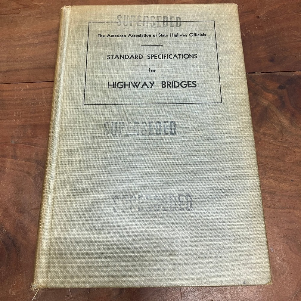 Standard Specifications for Highway Bridges AASHO 1953 Sixth Edition Engineering